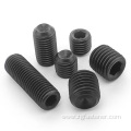 Hexagon Socket Set Screws With Cup Point gb80 black oxide screw
